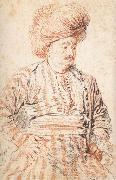 Jean-Antoine Watteau, Seated Persian